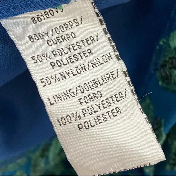 JS Collections Women's Fiona Knee Length Dress Cobalt Kelly Green - Picture 5 of 6